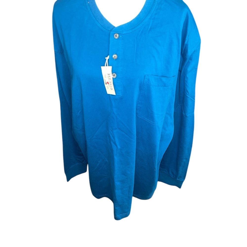 Blue Button-Up men’s Top